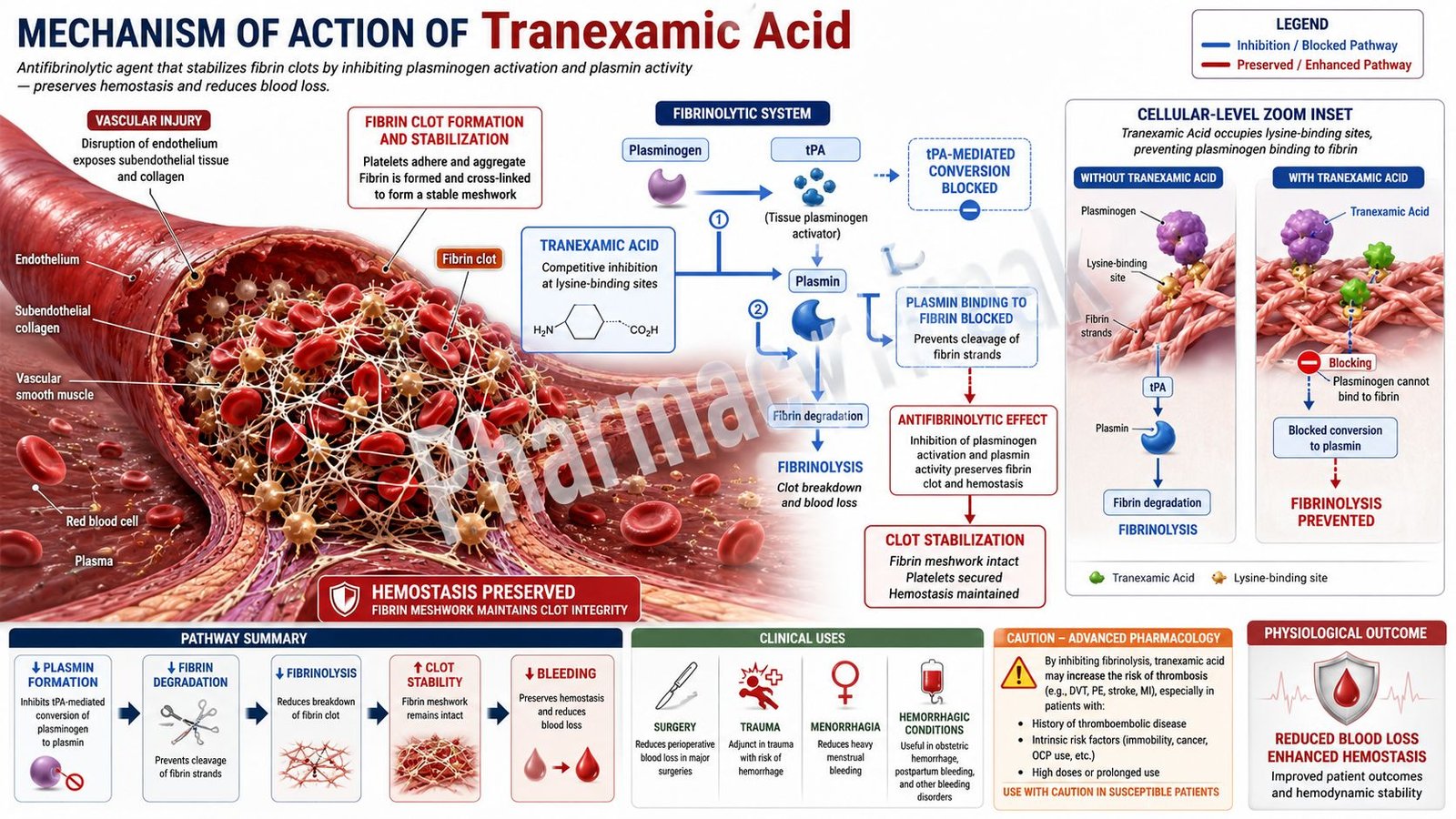 Mechanism of Action of Tranexamic Acid