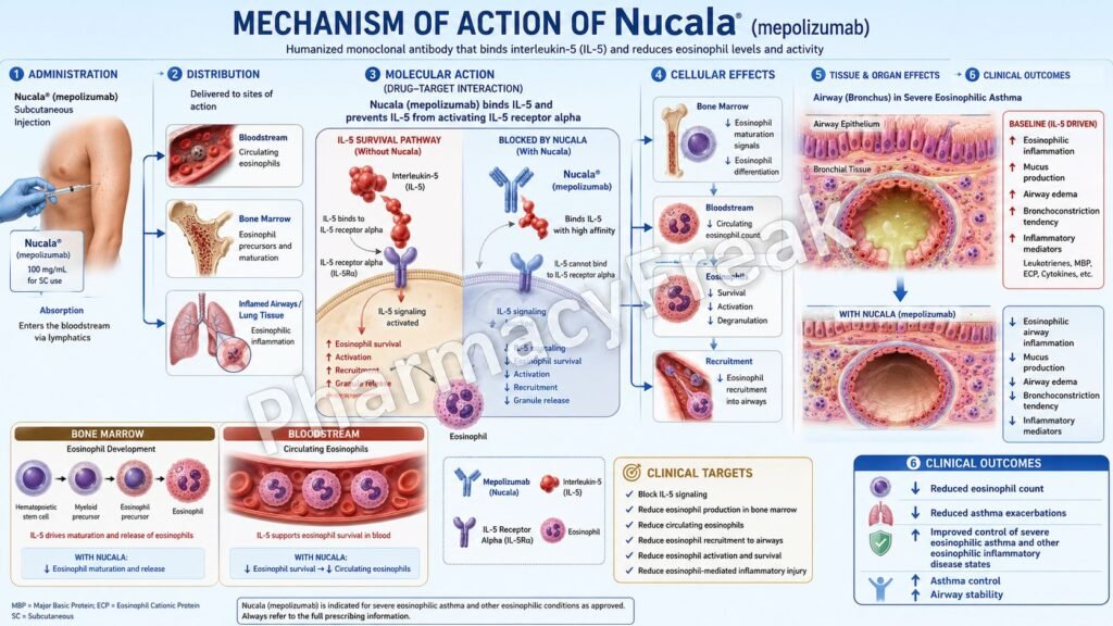 Mechanism of Action of Nucala