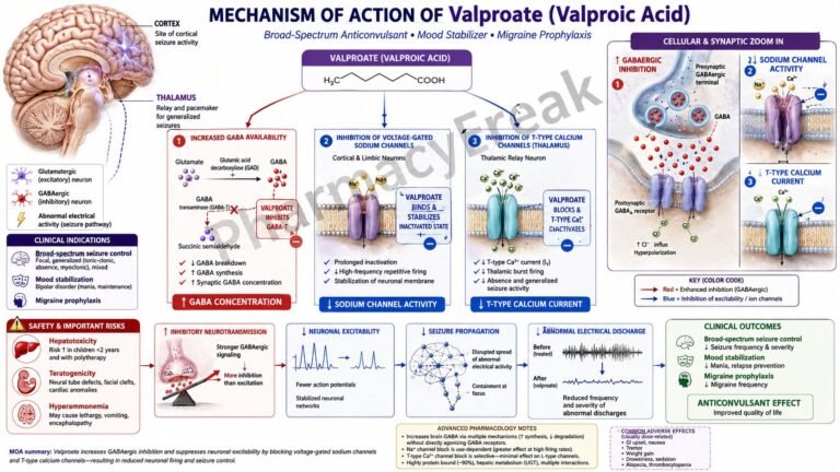 Mechanism of action of Valproate