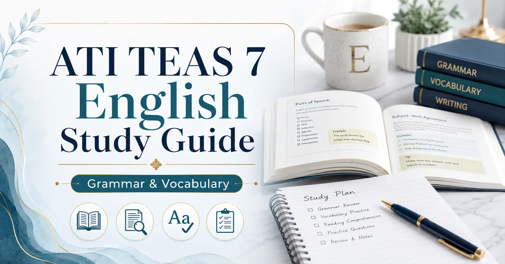 ATI TEAS 7 English Study Guide: Grammar & Vocabulary