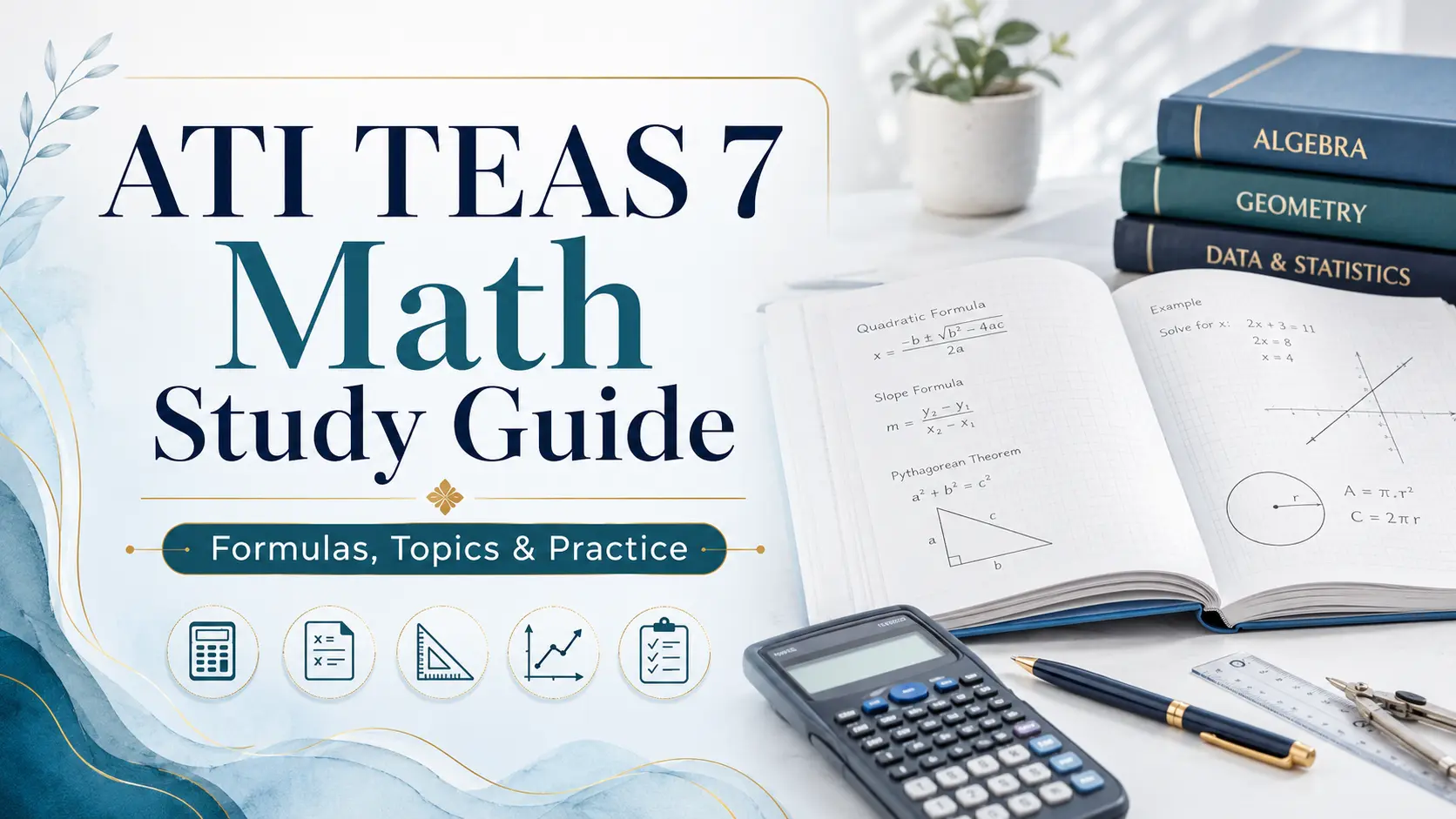 ATI TEAS 7 Math Study Guide: Formulas, Topics & Practice