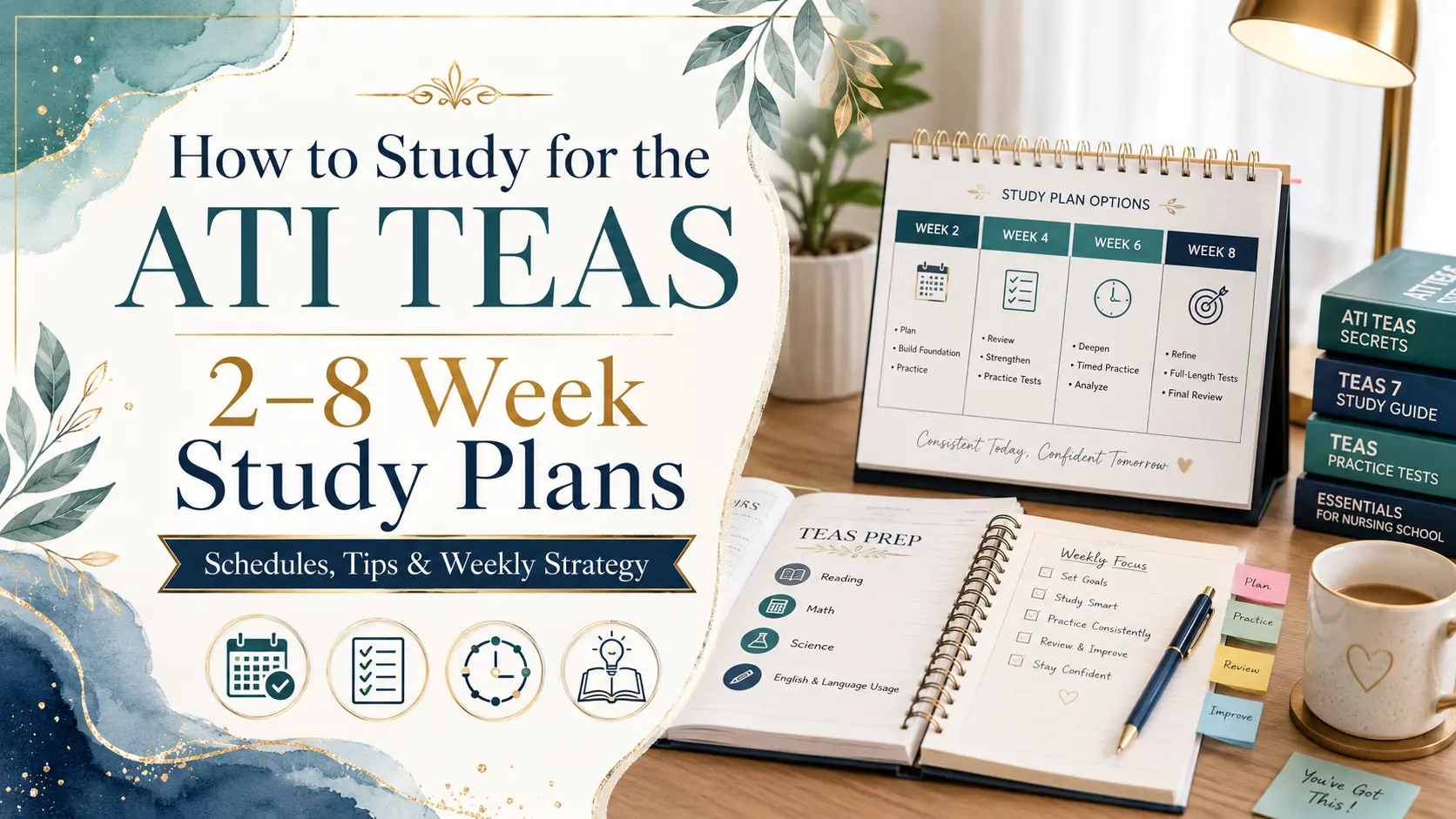 How to Study for the ATI TEAS: 2–8 Week Study Plans