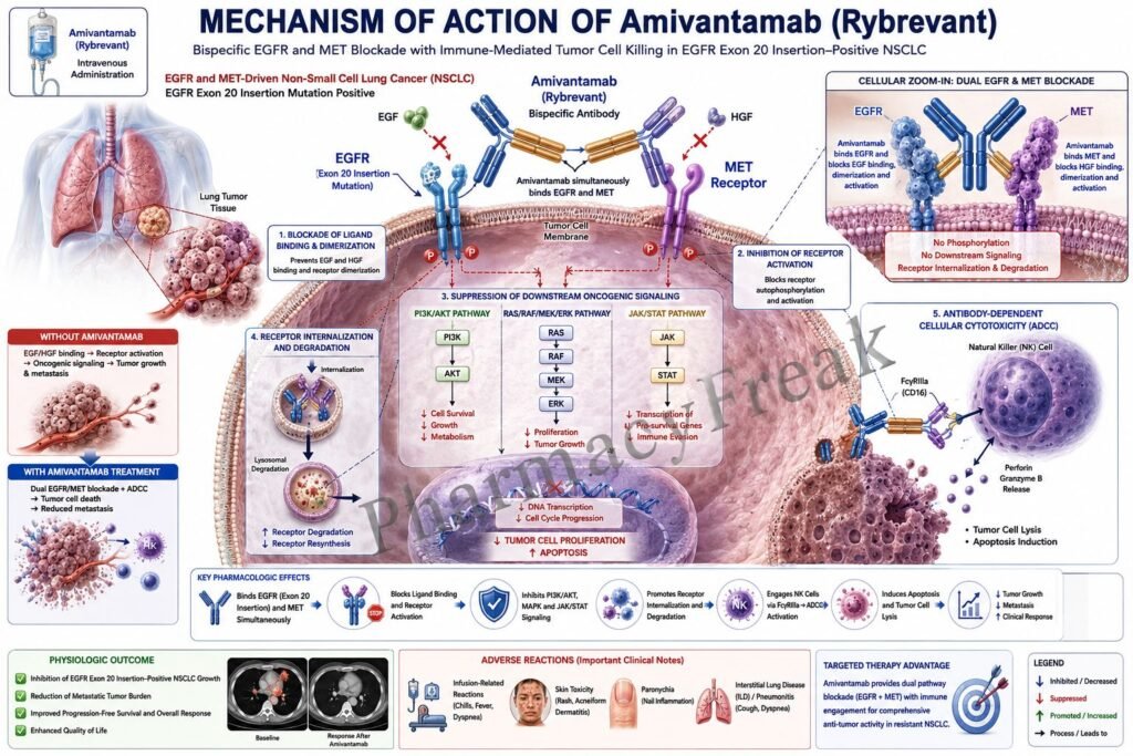 Mechanism of Action of Amivantamab