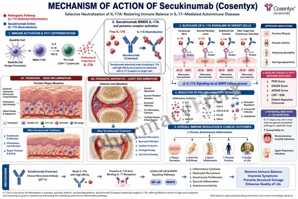 Mechanism of Action of Secukinumab
