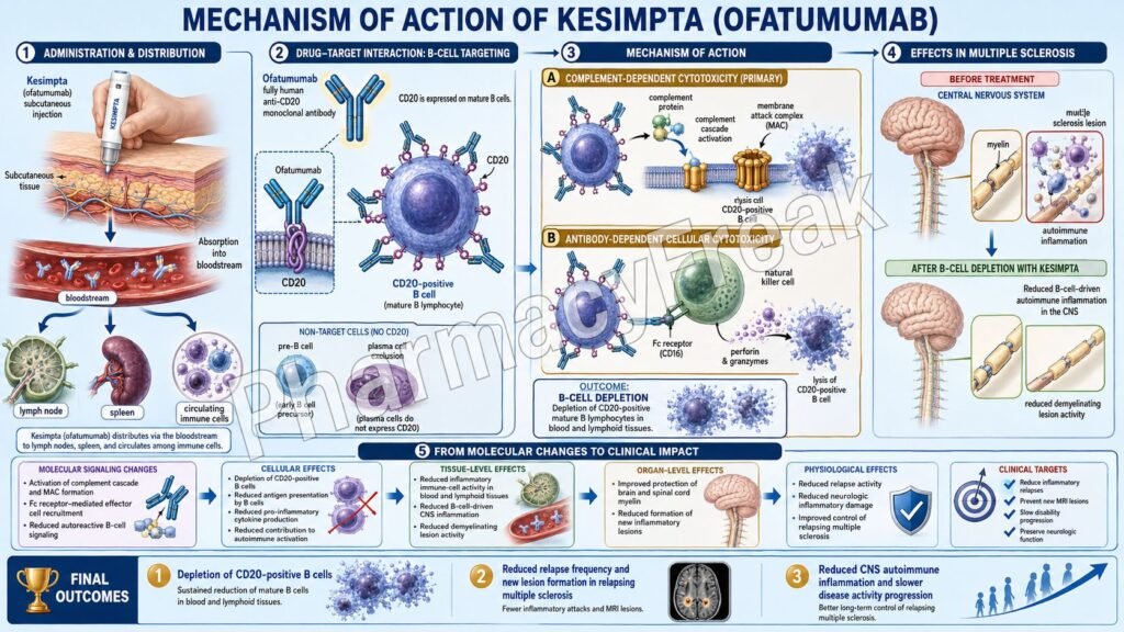 Mechanism of Action of Kesimpta