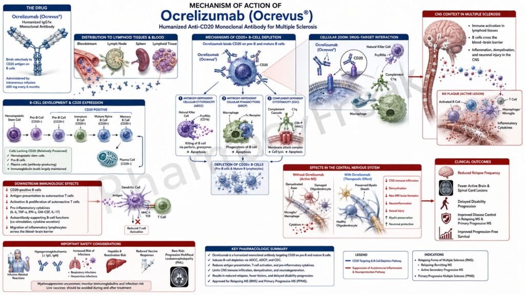 Mechanism of Action of Ocrelizumab