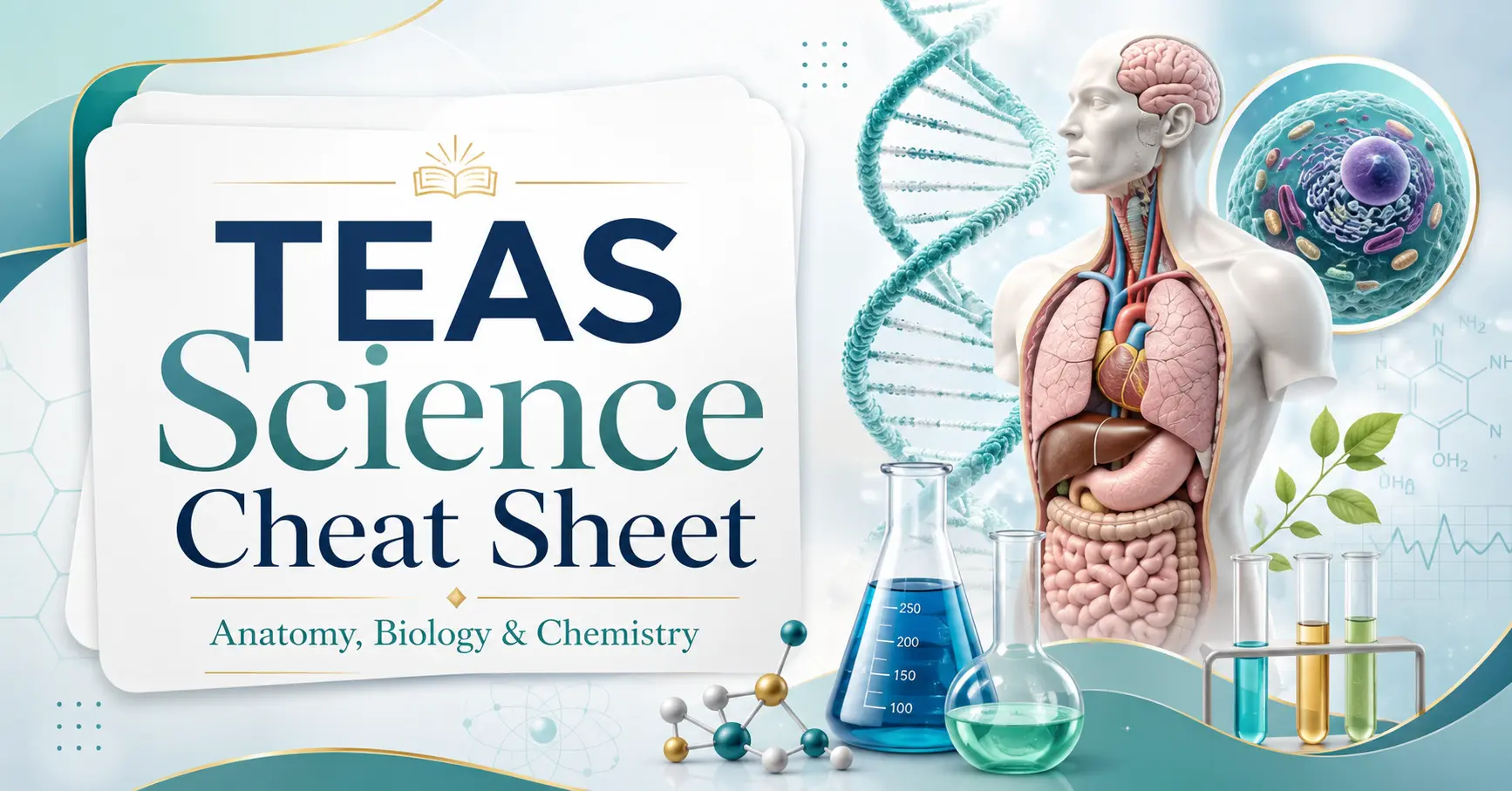 TEAS Science Cheat Sheet: Anatomy, Biology & Chemistry